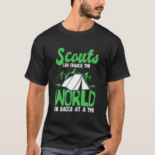 Pfadfinder-Abzeichen Uniform Natur Wildnis Pfadfin T-Shirt