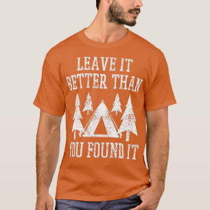 Pfadfinder Camping Wandern Vintage Zelt T-Shirt