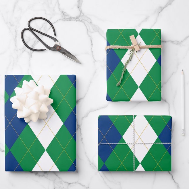 Pfadfinder-Raute Geschenkpapier Set (Vorderseite)