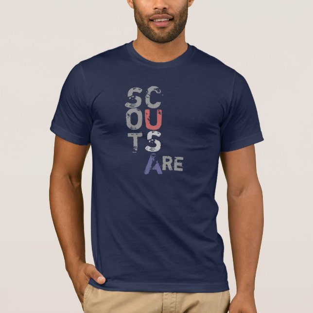 Pfadfinder sind… Rückseite etc. Etc. Funny - T-Shirt (Vorderseite)