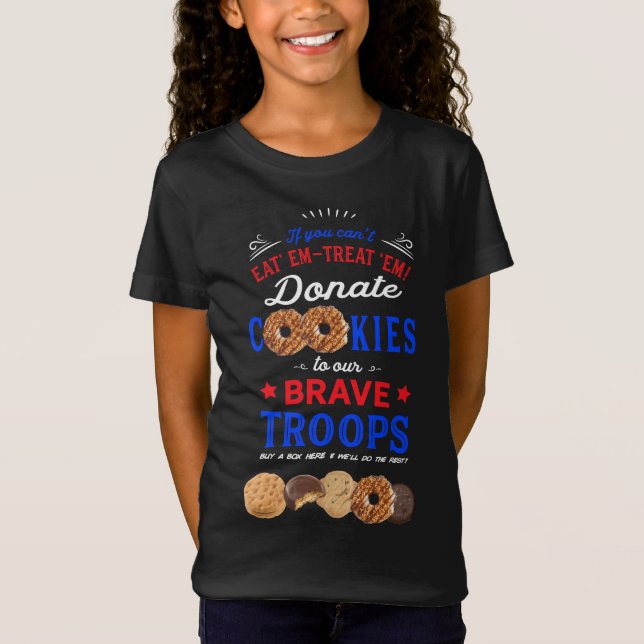 Pfadfinder spenden Plätzchen zum Truppe-Shirt T-Shirt (Vorderseite)
