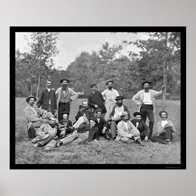 Pfadfinder und Anführer der Armee des Potomac 1864 Poster (Vorne)