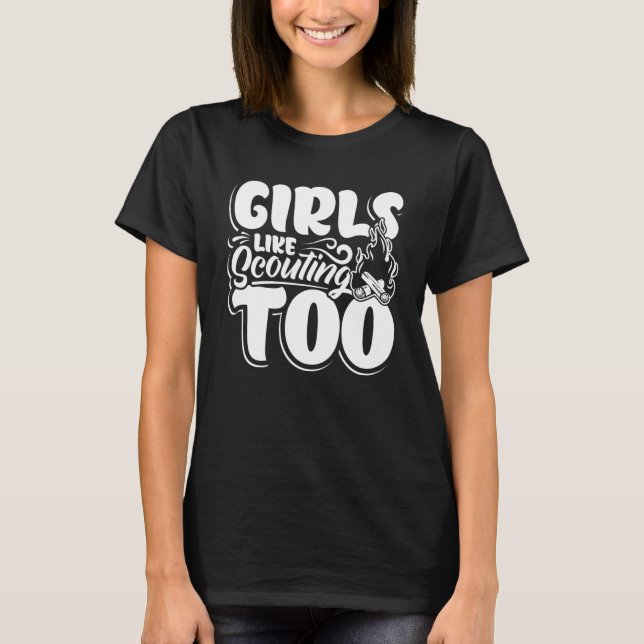 Pfadfinderbekleidung Scout Nature Outdoor for Wome T-Shirt (Vorderseite)