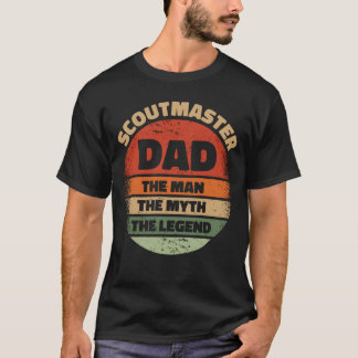 Pfadfinderleiter Papa Der Mann Der Mythos Die Lege T-Shirt