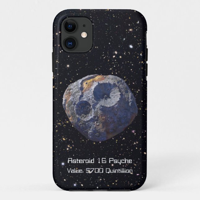 Pfadfindermission bei Asteroiden 16 Psyche Case-Mate iPhone Hülle (Rückseite)