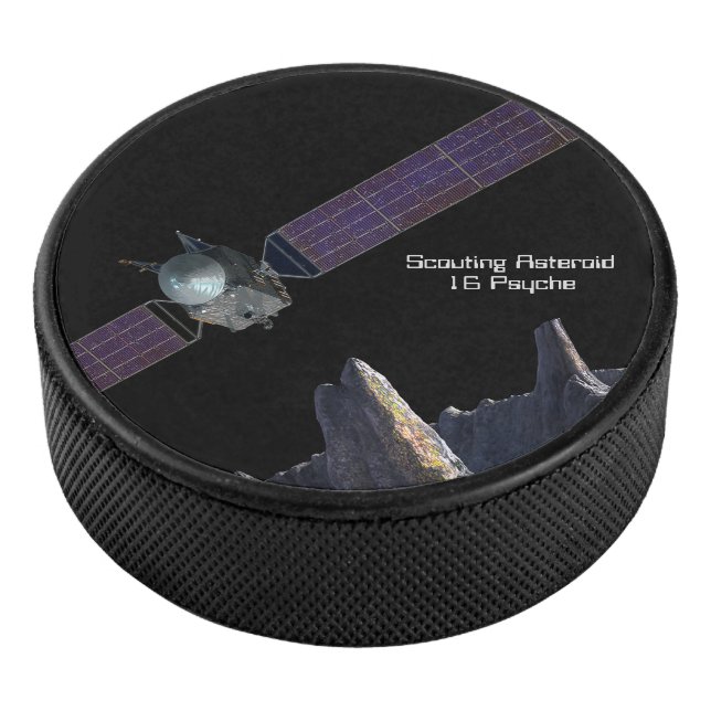 Pfadfindermission bei Asteroiden 16 Psyche Eishockey Puck (3/4)