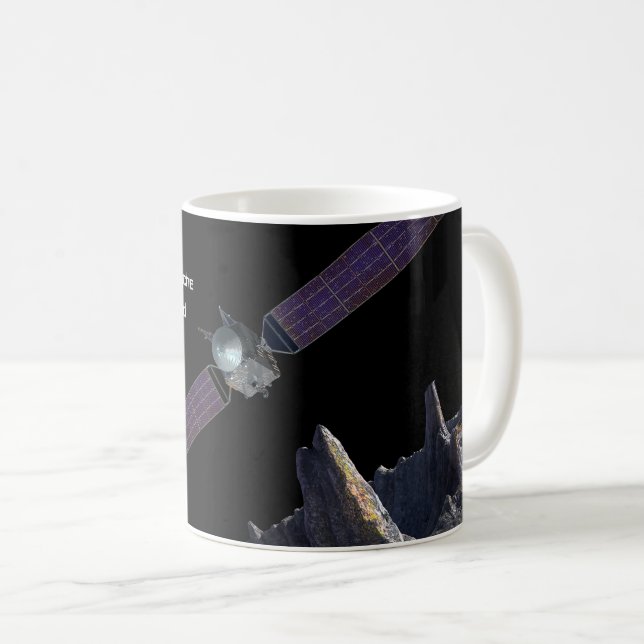 Pfadfindermission bei Asteroiden 16 Psyche Kaffeetasse (VorderseiteRechts)