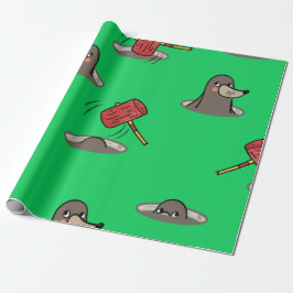 Pfahl-A-Mole-Muster Geschenkpapier