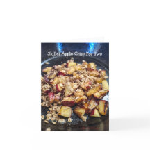 Pfannen-Apfelknusper-Rezeptkarte