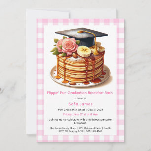 Pfannkuchen-Abschlussfrühstück-Feier Einladung