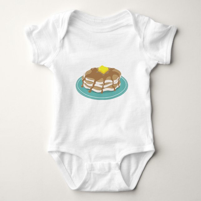 Pfannkuchen Baby Strampler (Vorderseite)