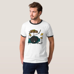 Pfannkuchen für das Trommel-Set T-Shirt