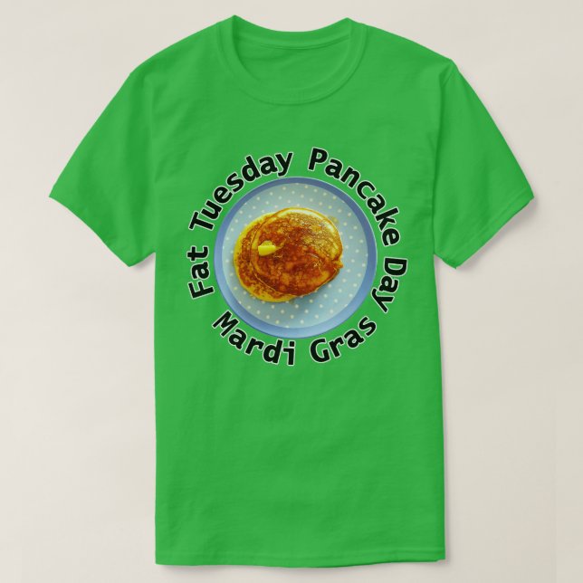 Pfannkuchen für den Pancake Day T-Shirt (Design vorne)