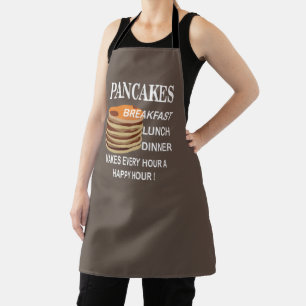 Pfannkuchen machen jede Stunde einen glücklichen P Schürze