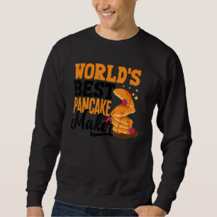 Pfannkuchen-Macher Frühstück Weltweit Bester Pfann Sweatshirt
