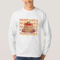 Pfannkuchen mit Erdbeeren überzogen