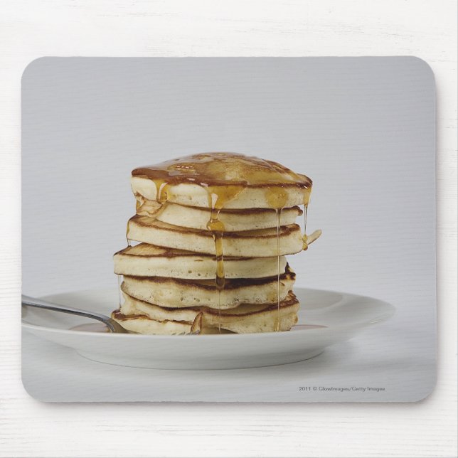 Pfannkuchen mit Sirup Mousepad (Vorne)