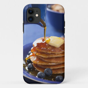 Pfannkuchen mit Sirup und Blaubeere Case-Mate iPhone Hülle
