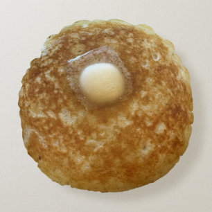 Pfannkuchen Rundes Kissen