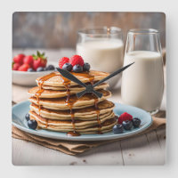 Pfannkuchen und Milch