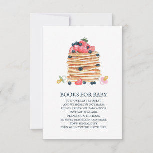 Pfannkuchen und Schnuller Babydusche Begrüßung Einladung