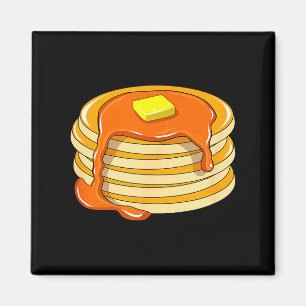 Pfannkuchen und Sirup Magnet