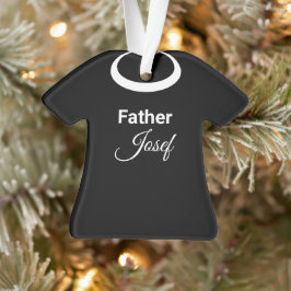 Pfarrer Clergy's Clerical Collar Ornament