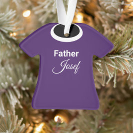 Pfarrer Clergy's Clerical Collar Ornament