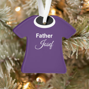 Pfarrer Clergy's Clerical Collar Ornament