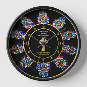 Pfarrer Priester Ordination Jubiläum festes Glas Uhr