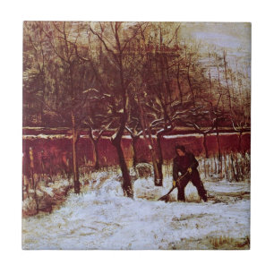 Pfarrgarten in Nuenen von Vincent van Gogh Fliese