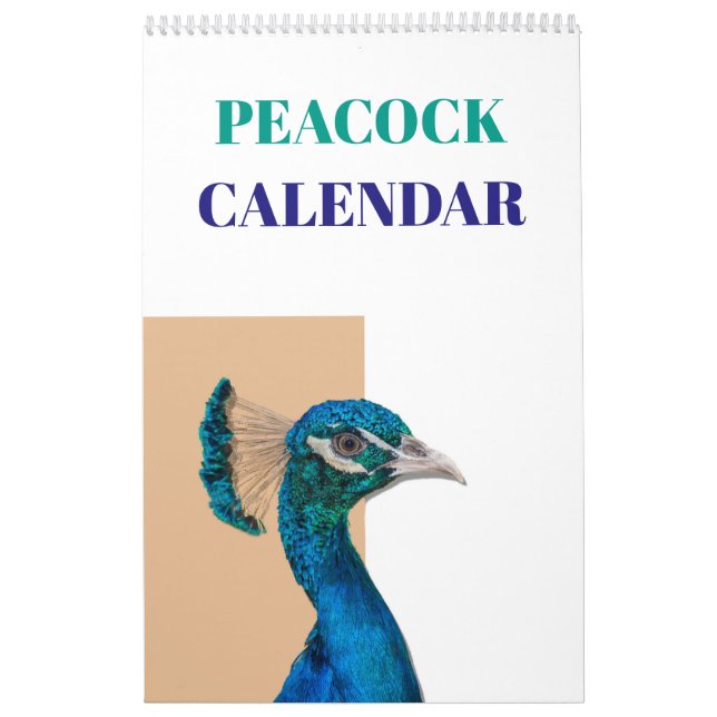 Pfau 2027 kalender (Titelbild)