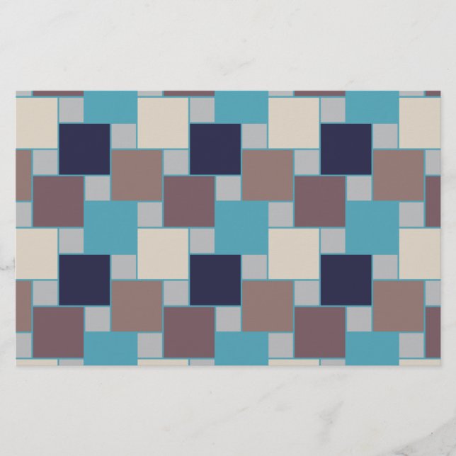 Pfau am Strand Briefpapier (Vorderseite)