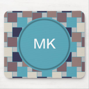 Pfau am Strand Mousepad