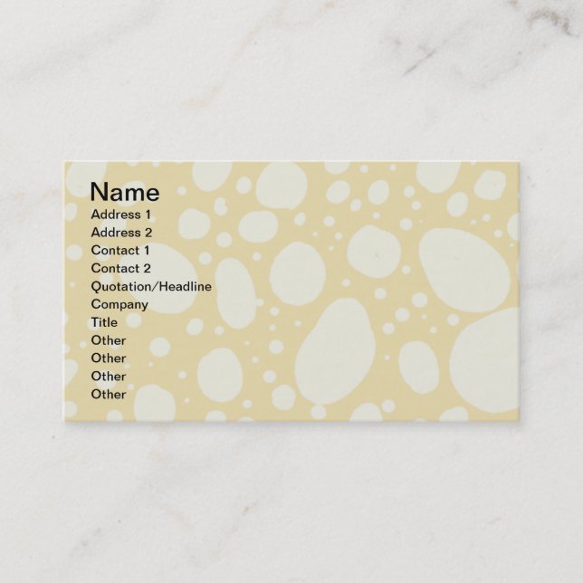 Pfau Antike Vintage Farbe Visitenkarte (Vorderseite)