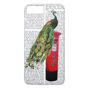 Pfau auf Postbox iPhone 8 Plus/7 Plus Hülle