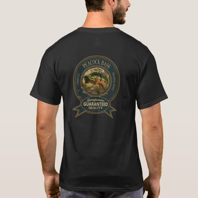 Pfau-Bass-Logo T-Shirt (Rückseite)