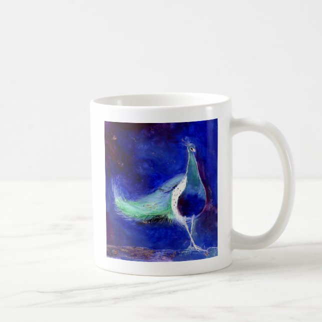 Pfau-Blau 2013 Kaffeetasse (Rechts)