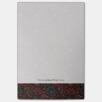 Pfau-Blumen-Indien-Tapete Vintag