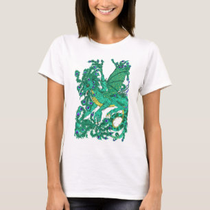 Pfau-Drache T-Shirt