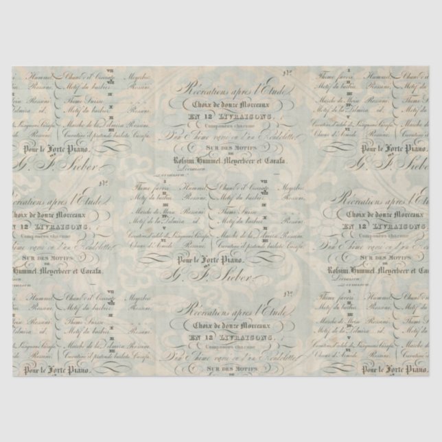 Pfau-Eintagsfliegen Decoupage Begleiter-Papier Seidenpapier (Vorderseite)