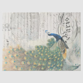 Pfau-Eintagsfliegen Decoupage Papier