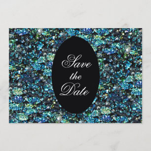 Pfau Elegant Moderne Hochzeit / Haus der Grosch Save The Date