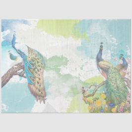 Pfau Ephemera 1 Seidenpapier