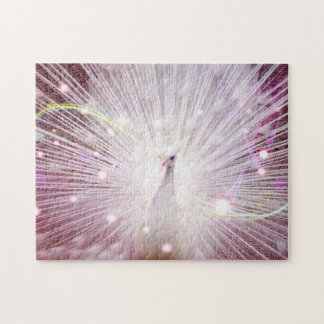 Pfau-Fantasie im Rosa