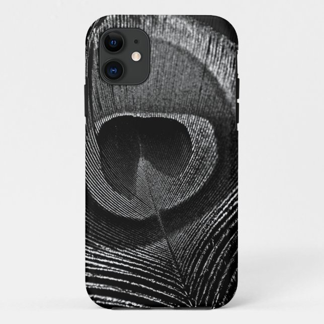 Pfau-Feder Case-Mate iPhone Hülle (Rückseite)