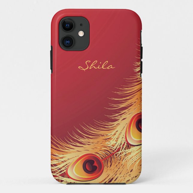 Pfau-Feder iPhone 5 Abdeckung Case-Mate iPhone Hülle (Rückseite)