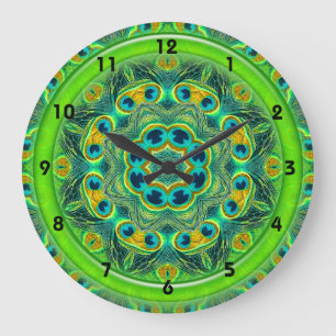 PFAU-FEDER-KALEIDOSKOP Uhr