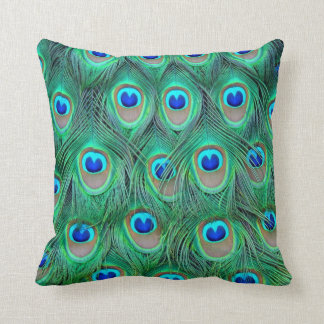 Pfau-Feder-Kissen Kissen