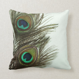 Pfau-Feder-Kissen Kissen